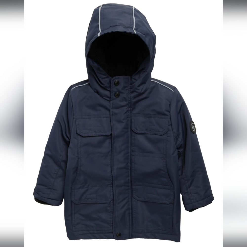 NWT Urban Republic Kids' Ballistic Faux Shearling Lined Hooded Jacket